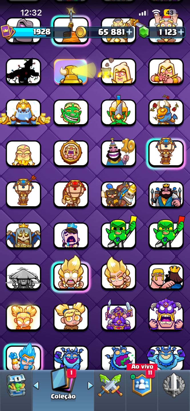 Conta Clash Royale conta upaderrima
