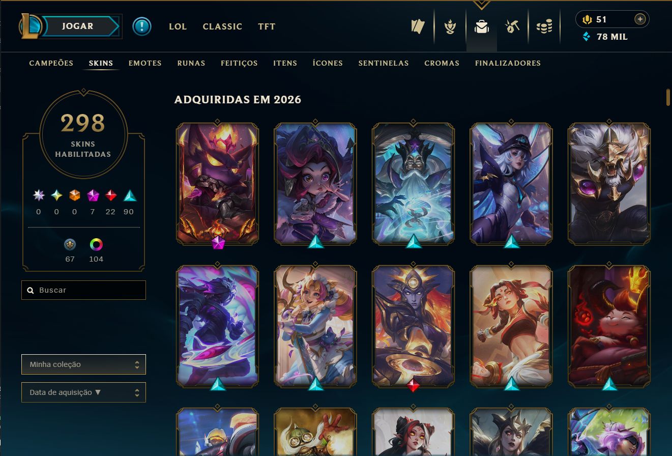 Conta League Of Legends Ouro 2 do Beta
