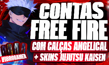 CONTAS FF FREE FIRE - GINTOKI -UNICORNIO BREGA - DINO VERDE - MESTRE BR E CS