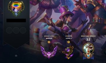 CONTA LOL MESTRE, 64% WR + TROCA DE NICK + 41K EA