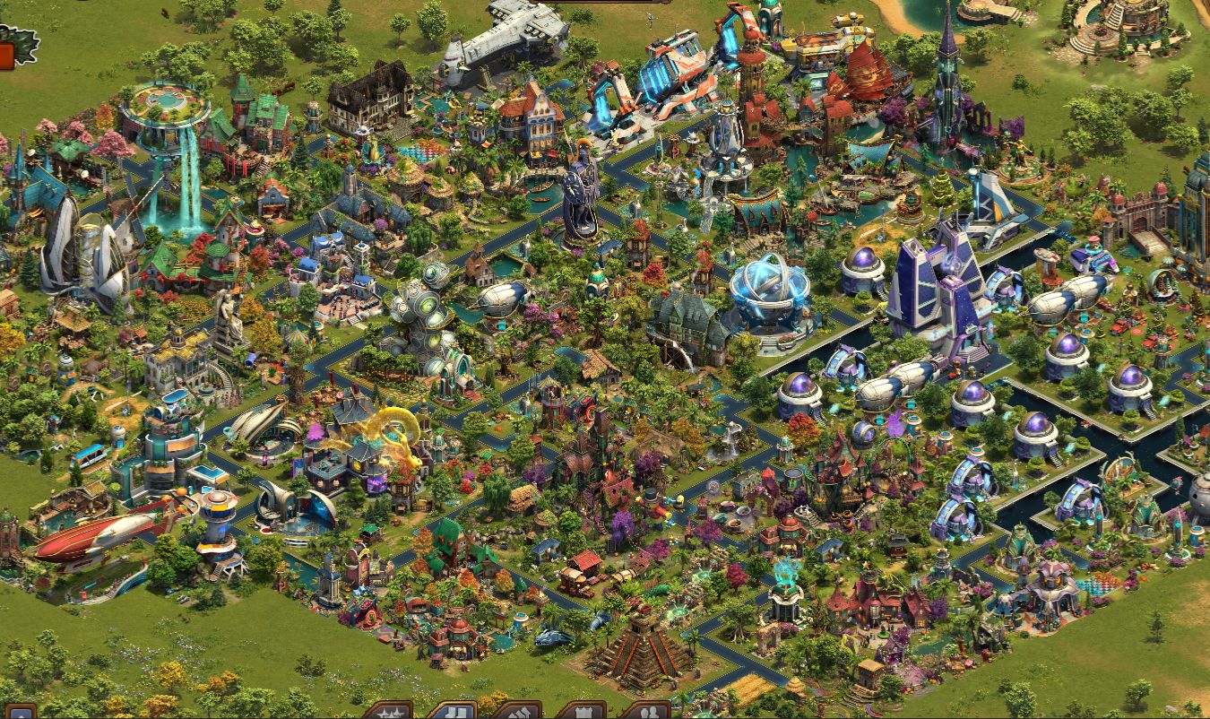 Conta no FoE Forge of Empires na Era Centro Espacial