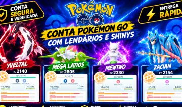 Conta Pokémon Go Com 4 Lendários Shiny