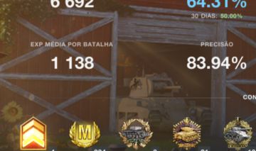 Conta WOTB 64%+ win / 5k+ Batalhas / Ouro para mudança de nick (VER DESCRIÇÃO)