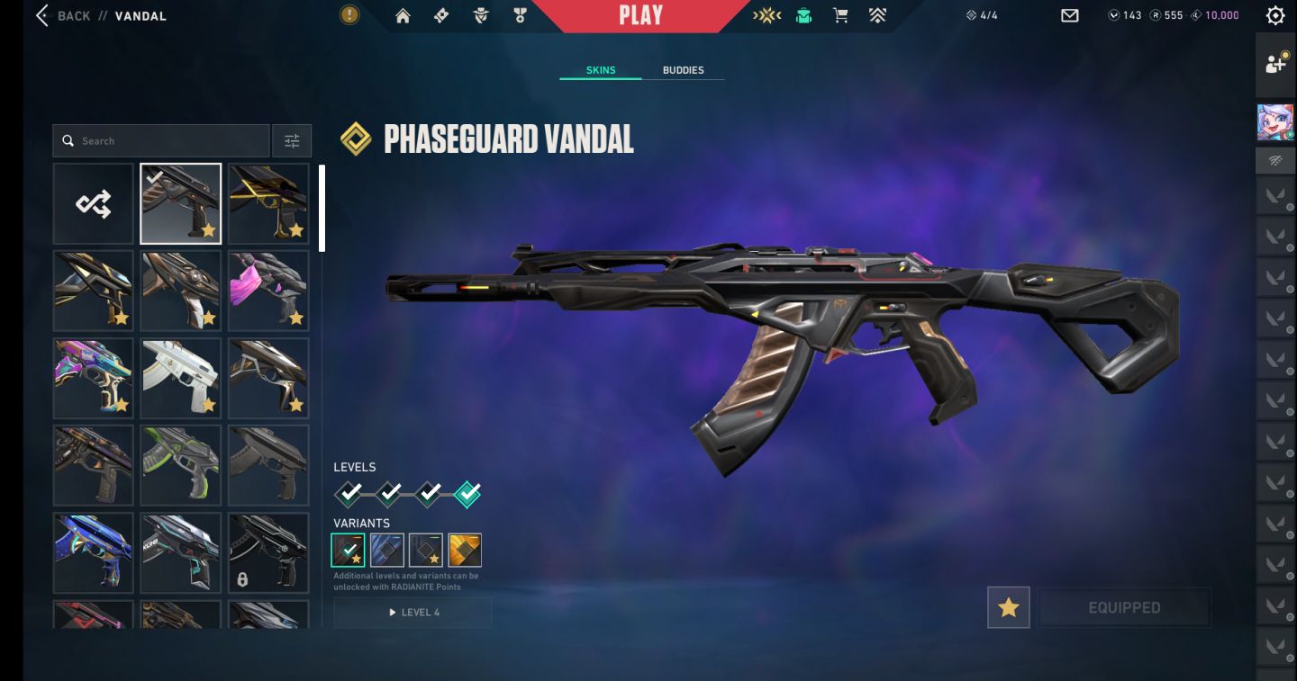 CONTA DE VALORANT, PEAK ASC 3, 2000,00 GASTOS