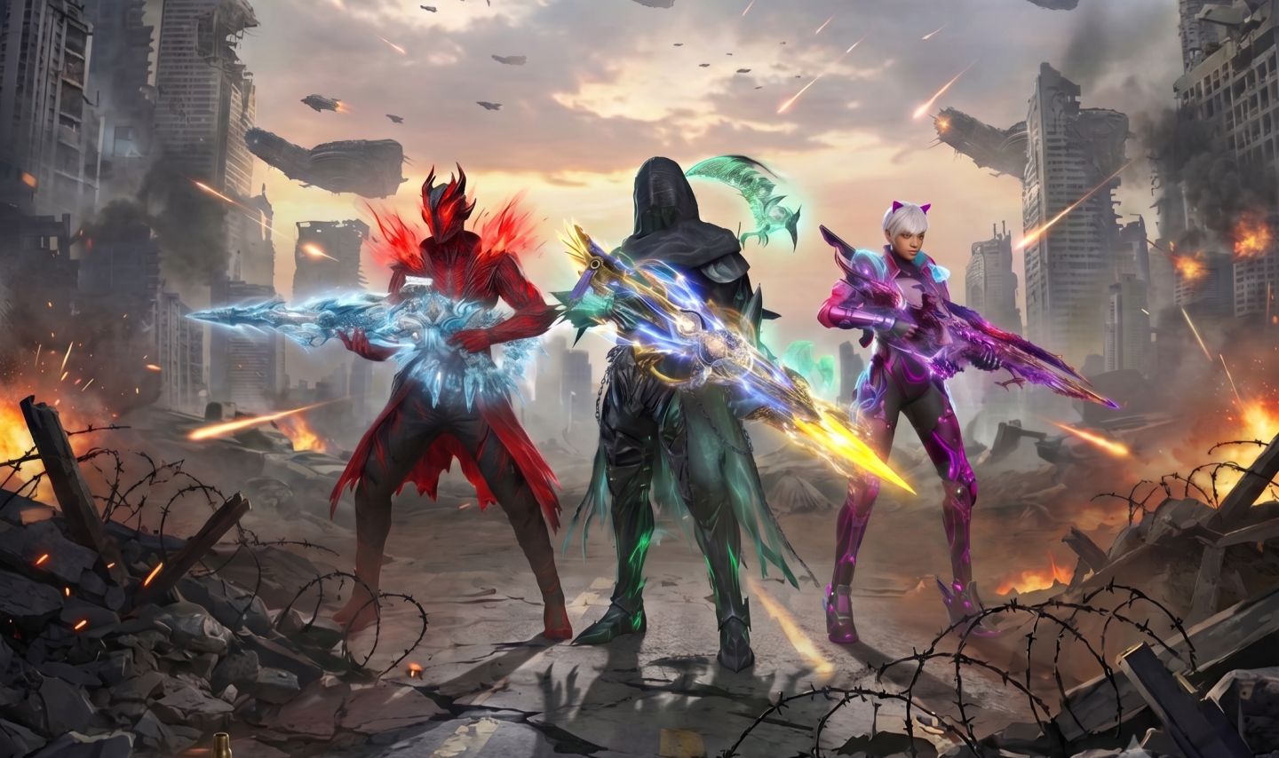 CONTA NO BLOOD STRIKE MUITO BEM GEMADA, COM ARMAS E STRIKERS NO NÍVEL MÁXIMO.