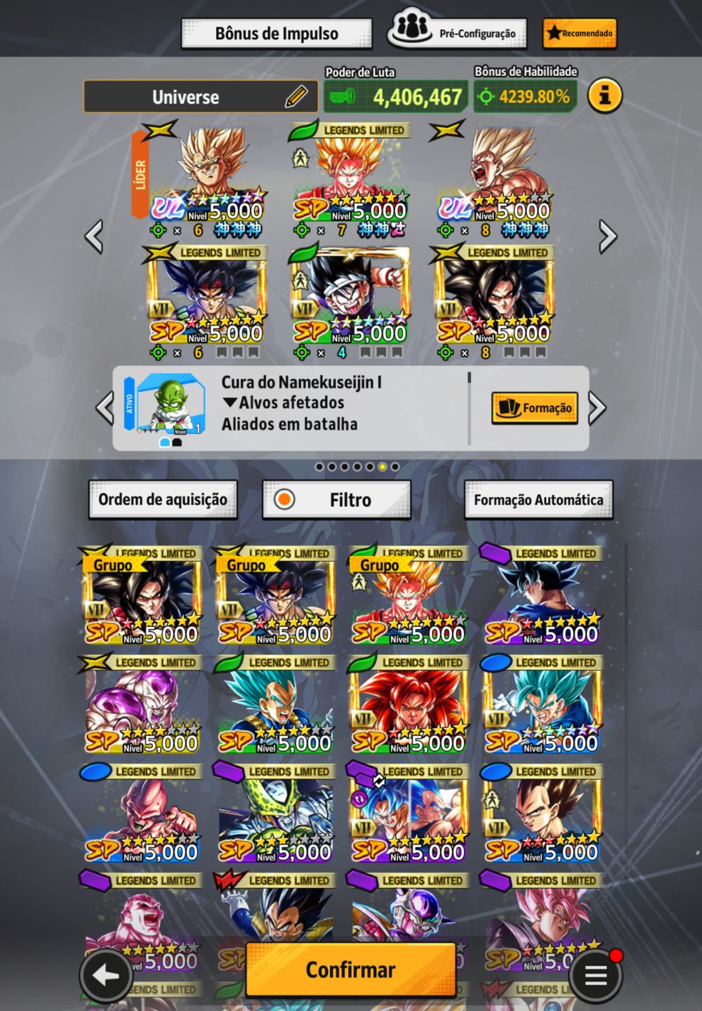 Conta mid game magin vegeta full 14 e hit full 14