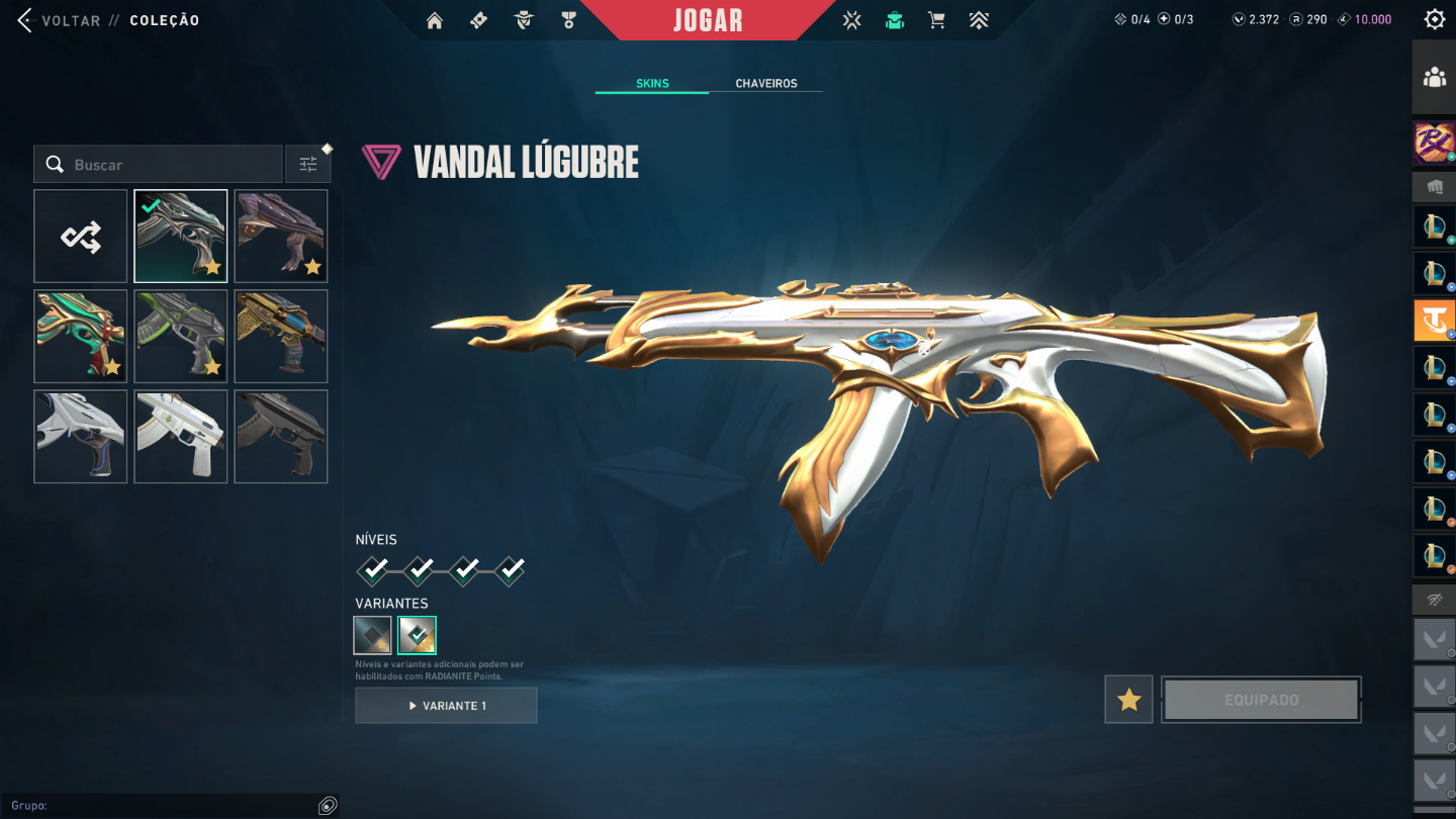 CONTA RIOT EX DESAFIANTE/IMORTAL NO VALORANT