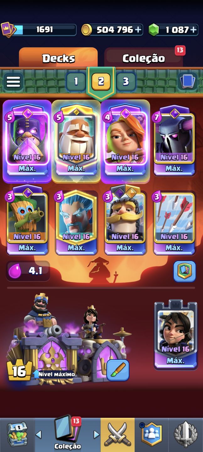 Conta brawl/Clash R. (Leia a descrição)