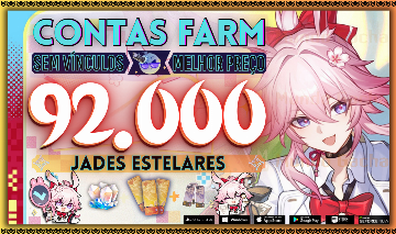 [ HONKAI STAR RAIL ] Contas reroll com Jade Estelar + tiros +++