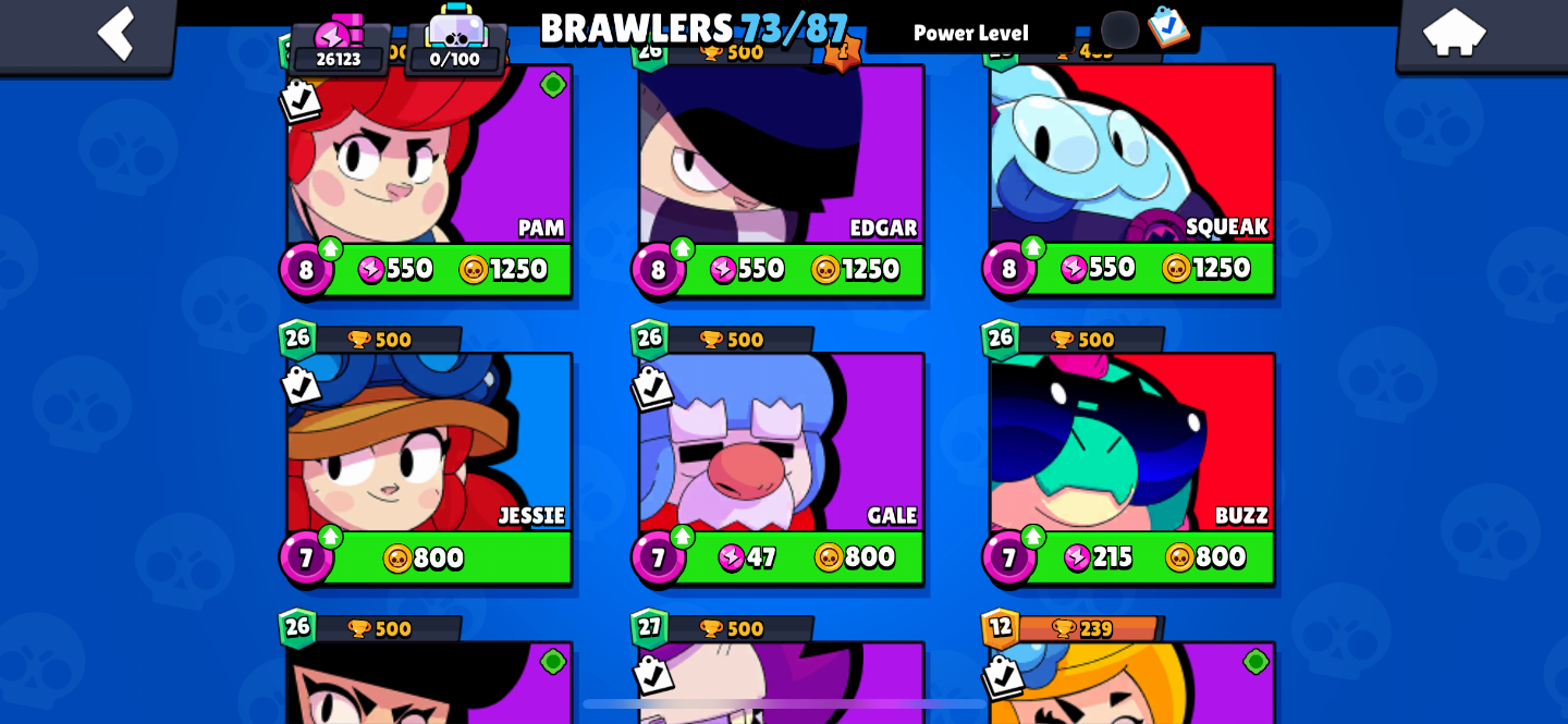 Conta brawl Stars 26K TROFÉUS!!!