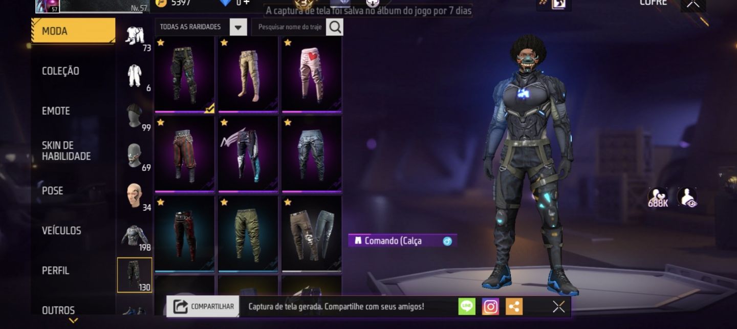 Conta free fire para AP