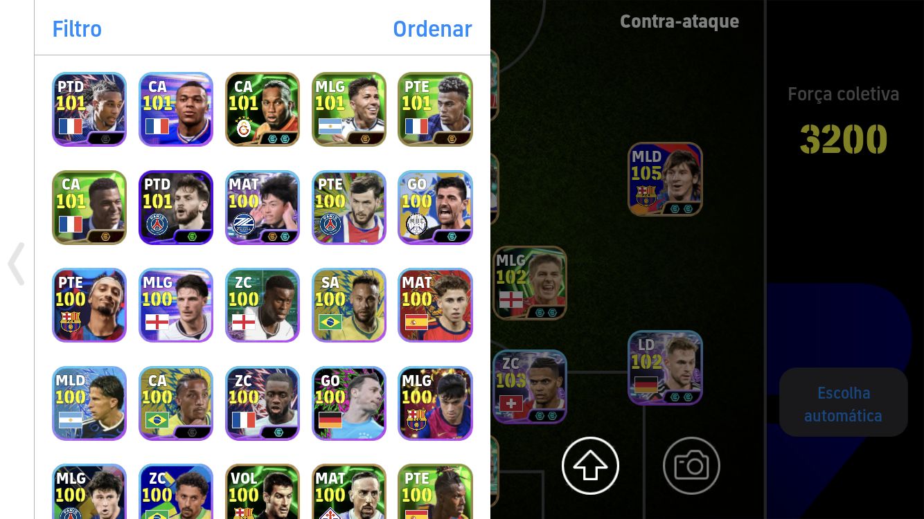 [IOS] Conta Efootball para Iphone com várias cartas interessantes para começar