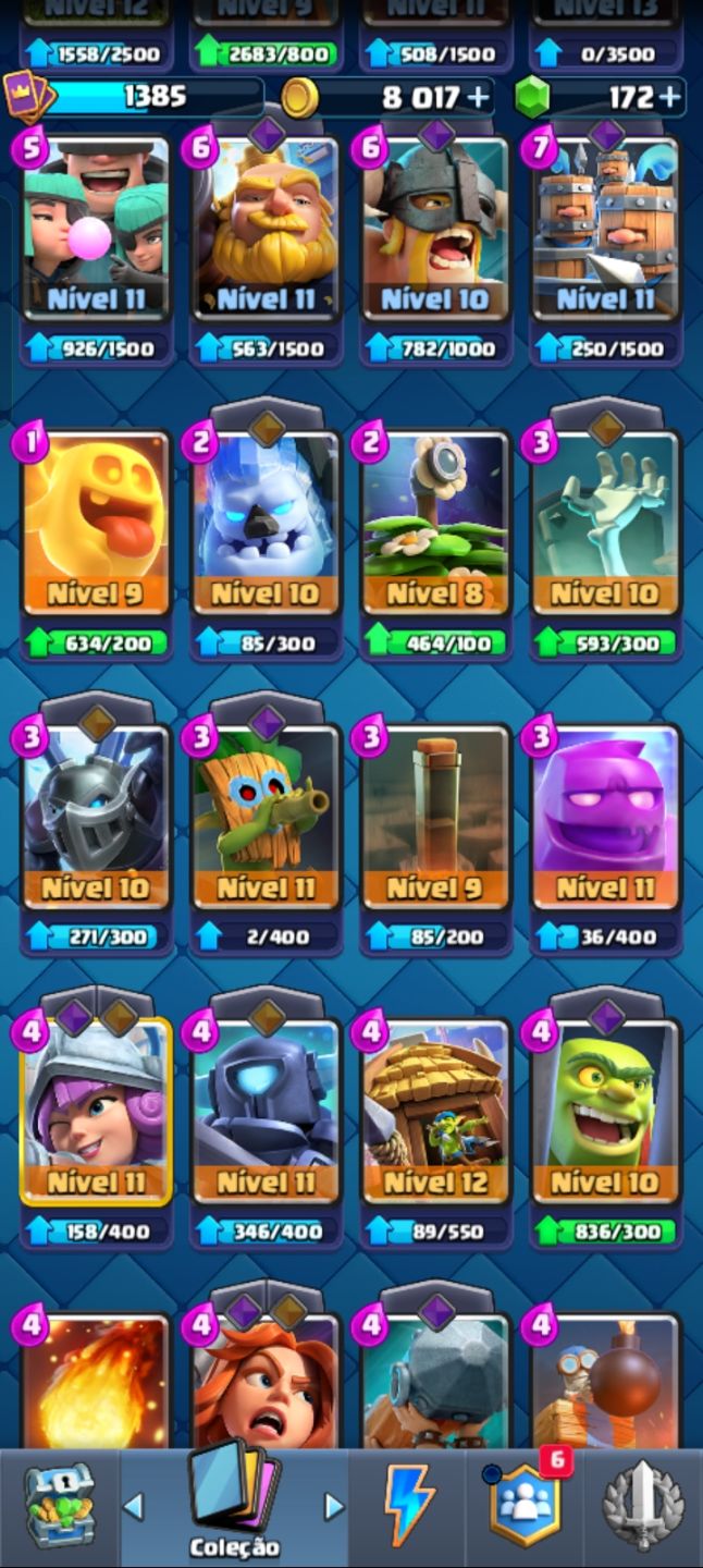 CONTA CLASH ROYALE END-GAME | 9500+ TROFÉUS (ARENA LENDÁRIA) | REI 14