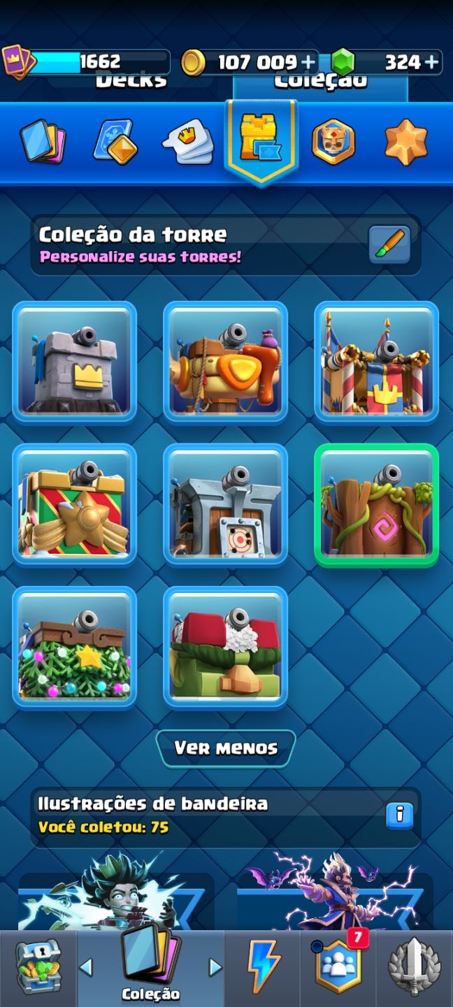 Conta braba de Clash royale