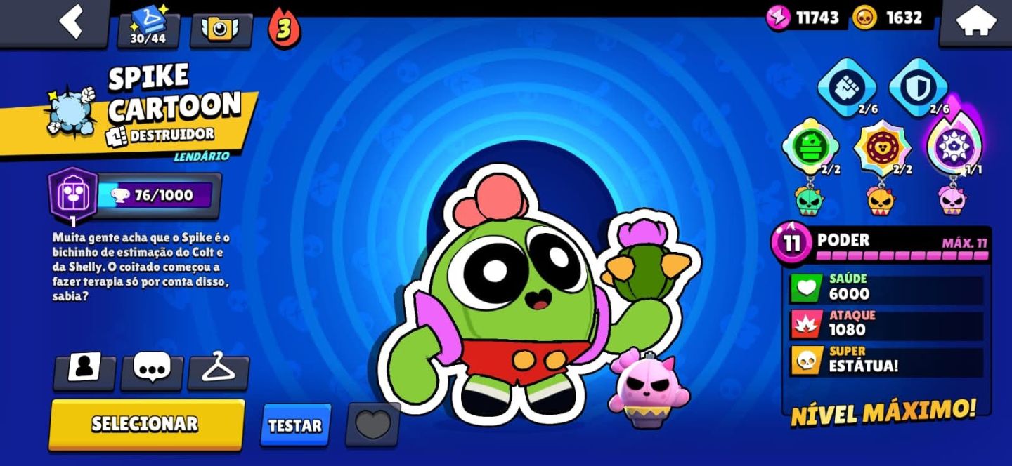 CONTA DE BRAWL STARS COM 46K DE TROFÉUS!!