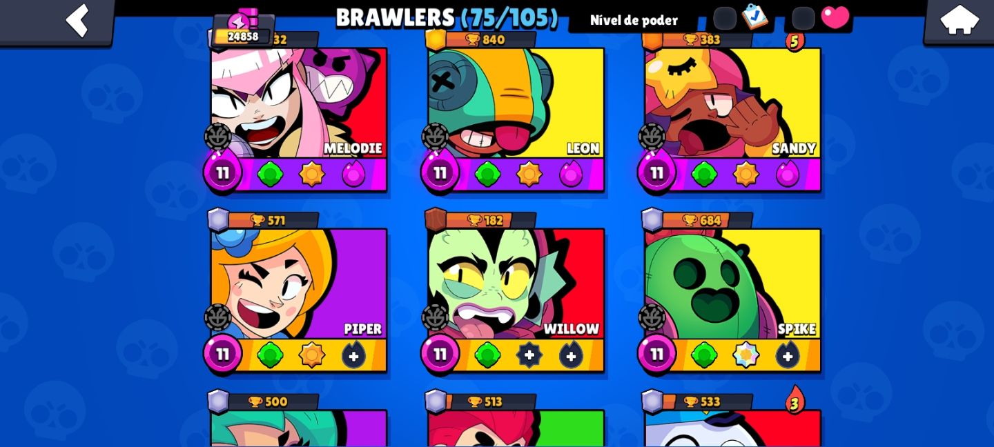 Conta de Brawl star
