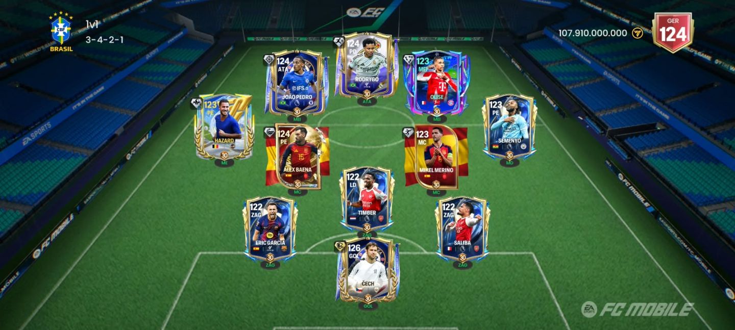 Conta eafc mobile ger 124 negociável