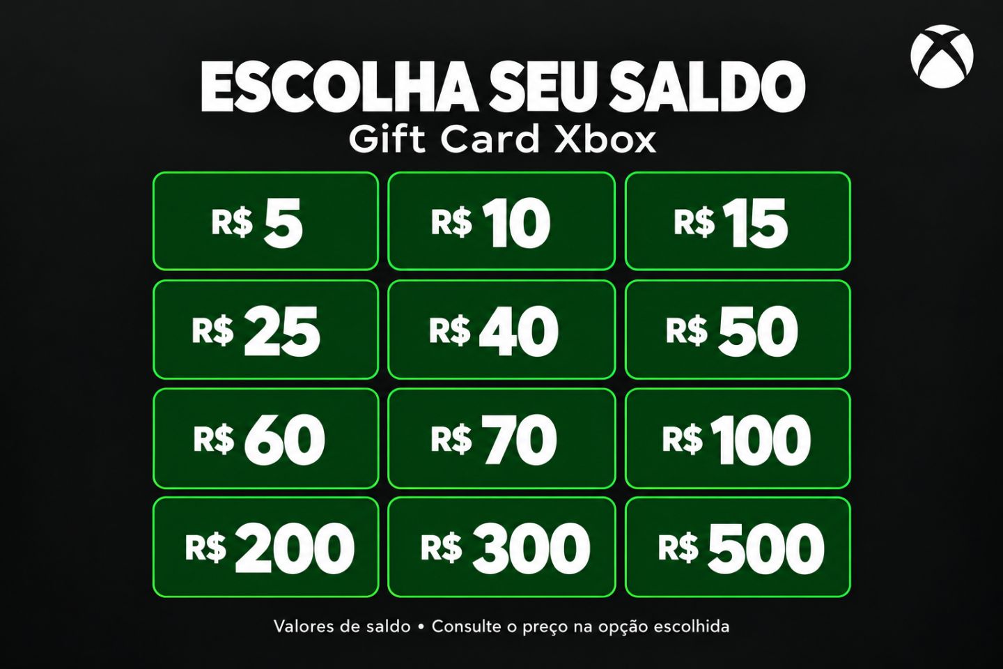 Gift Card XBOX