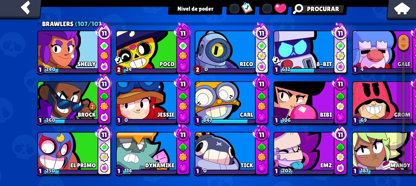 Conta Brawl Stars | 87K Troféus