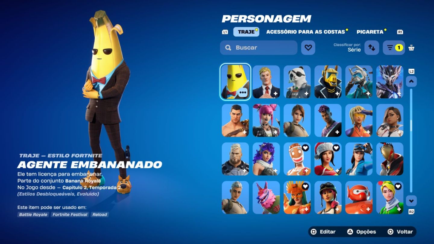 Conta rara de fortnite/ Fundador temp 9 cap 1 até final cap 6 (preço negociável)