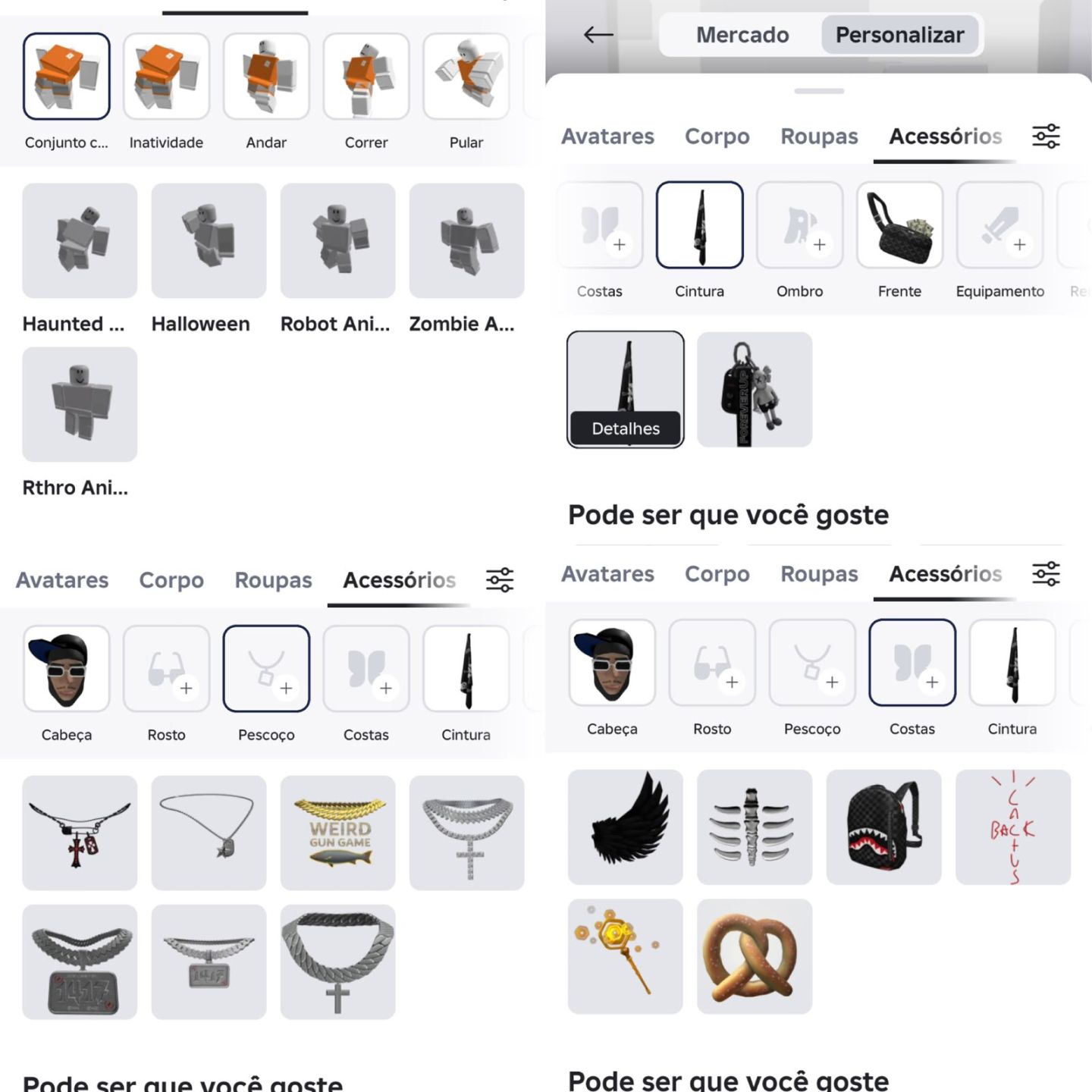 CONTA DE ROBLOX INVENTARIO AVALIADO EM 15K DE ROBUX CABEÇA INVISÍVEL