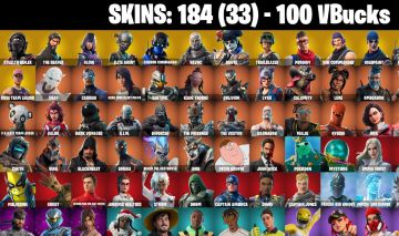 184 skins | OG STW FP3 Stealth Reflex | The Reaper Glow Trailblazer Dante e +