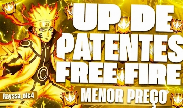 UP DE PATENTE NO FREE FIRE / CS E RANKEADA RÁPIDO !!!