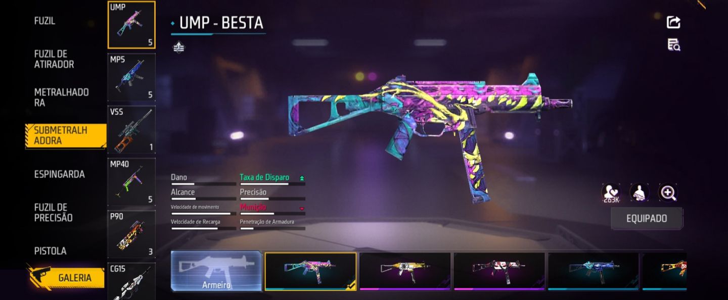 Conta freefire lvl 57 pra começar