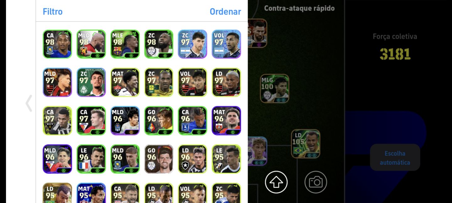 CONTA COM NEYMAR MSN + MESSI BIG TIME E ETC