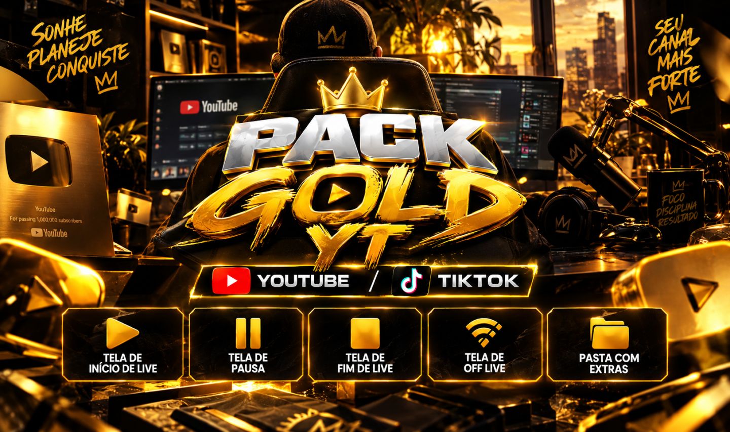 PACK STREAMER COMPLETO | CS2, GTA 6, FORTNITE, COD, MINECRAFT | YOUTUBE E TIKTOK