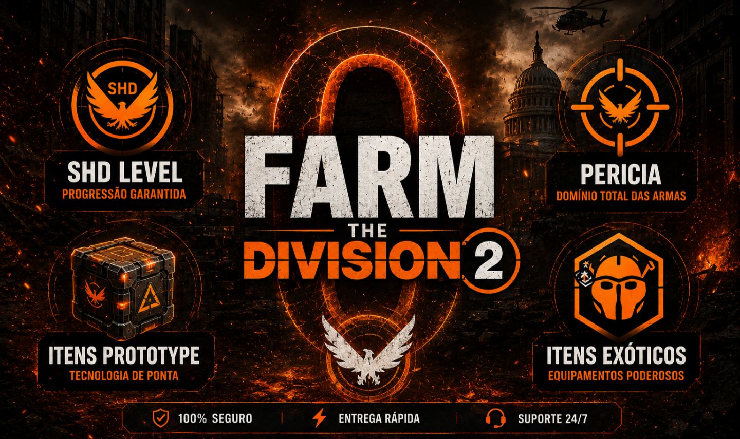 The Division 2 - Farm de Exóticas, SHD e Itens Prototypes