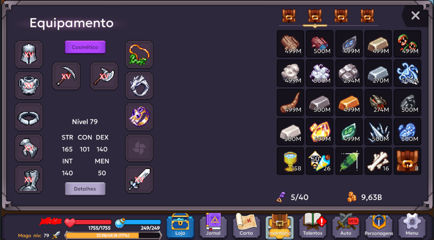 EVITANIA ONLINE | DIAMANTES + GOLD + PETS + SKINS | ANDROID E STEAM | TOP VENDAS