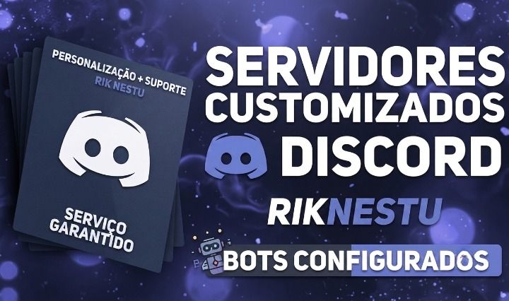 CONFIGURO SEU SERVIDOR DO DISCORD | COMUNIDADE, REDES SOCIAIS, JOGOS E AMIGOS