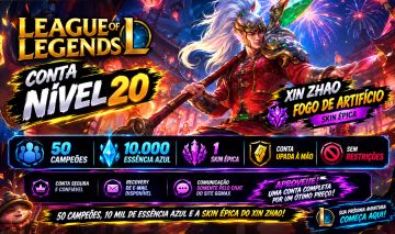 CONTA LEAGUE OF LEGENDS NÍVEL 20