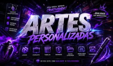 Design Profissional | Logos, Thumbnails, Banners, Twitch, Discord e Mais