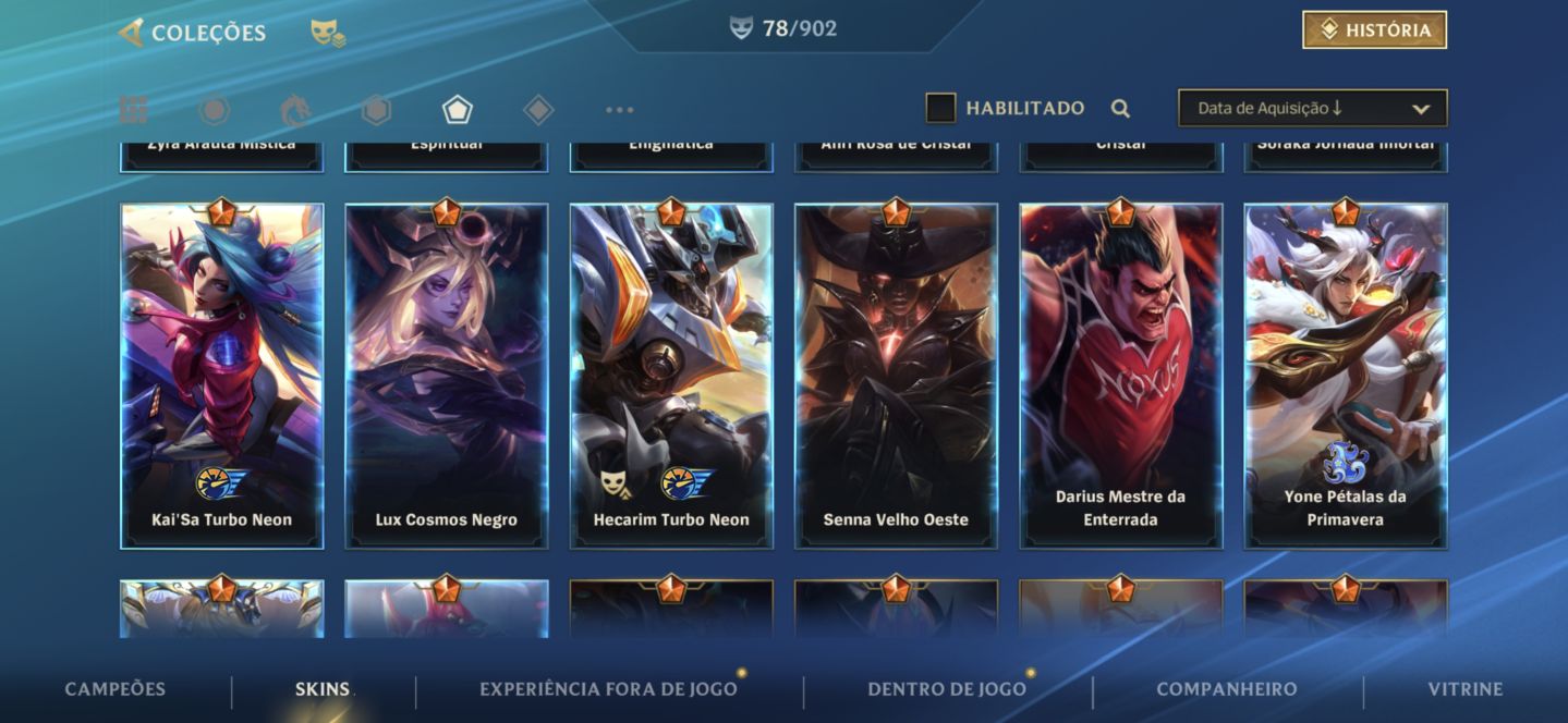 CONTA WILD RIFT SKINS DE GACHA