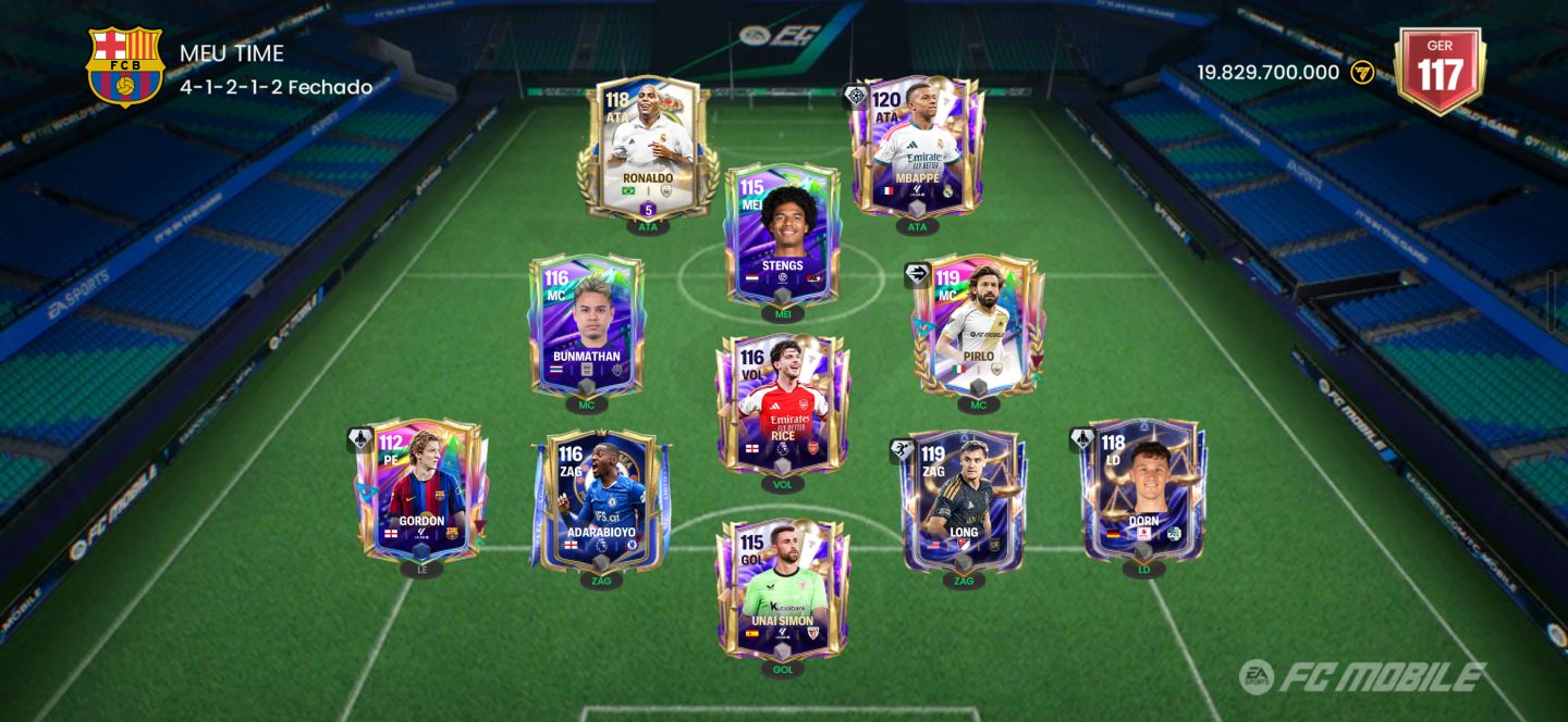 Conta de FC mobile boa pra quem quer começar bem no jogo