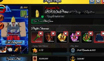 [30M bounty e DarkBlade] CONTA BLOX FRUITS