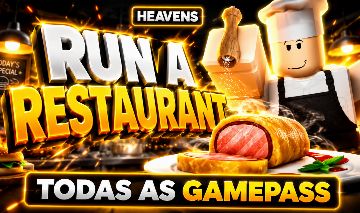 (MENOR PREÇO) Run a Restaurant | VIP + Diamonds + Plot Expansion