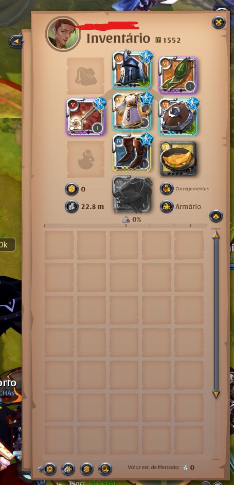 Conta albion Main Healer full spec + 1 coleta t8 + skin de lobo das neves