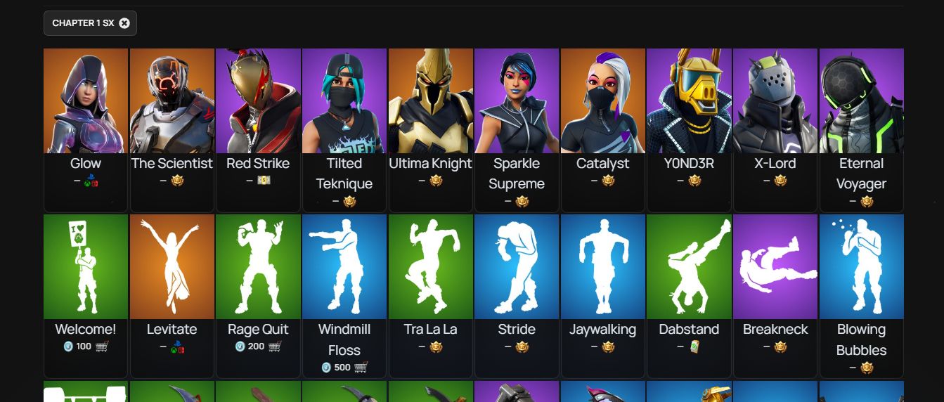 CONTA FORTNITE (+180 SKINS, SKINS OLD CAPITULO 1, IKONIK E MAIS)