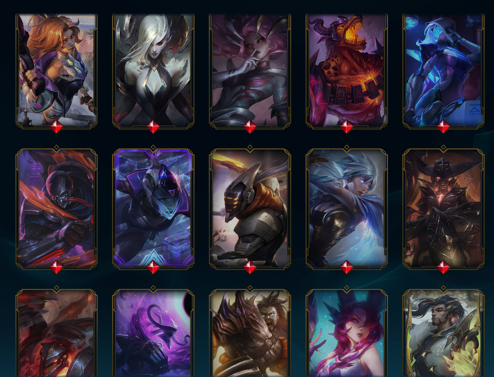 Conta LoL nivel 1080 514 skins +R$3k lol +R$400 valorant