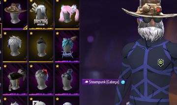 Conta free fire Ragnarok, steamp punk
