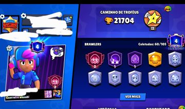 Conta de brawl 2018 muito top com 21k