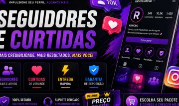 [MAIS VENDIDO] Seguidores Instagram + Curtidas + Visualizações | Menor Preço