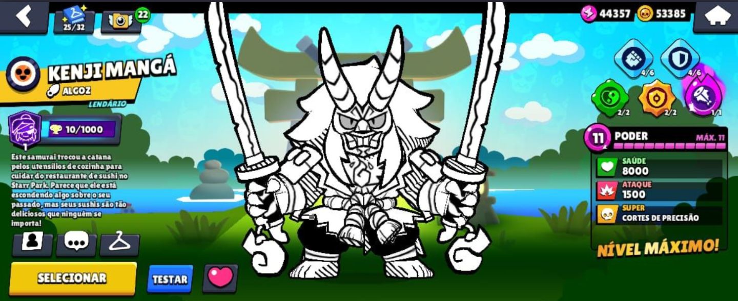 CONTA BRAWL STARS + 203 SKINS + 89K DE OURO + 186 GEMAS + BUZZ GODZILLA PRETO