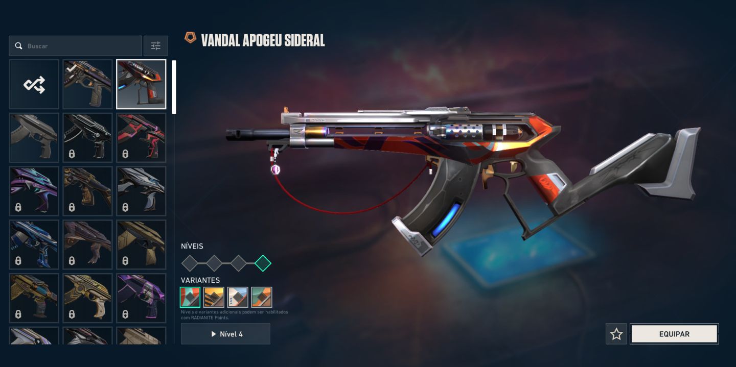 | CONTA VALORANT COM 3 FACAS | 2 VANDAL | 1 GHOST E 1 SHERIFF |