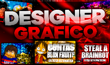 DESIGNER PROFISSIONAL (THUMBNAILS, CAPAS, LOGOS, BANNERS, FLYERS, TABELAS, ETC)