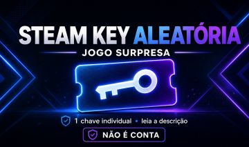 Steam Key Aleatória - Jogo Surpresa para Steam -Leia a Descrição