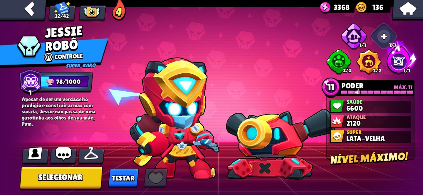 CONTA BRAWL STARS COM 23K TROFÉUS ACUMULADOS E 54 BRAWLERS DISPONÍVEIS